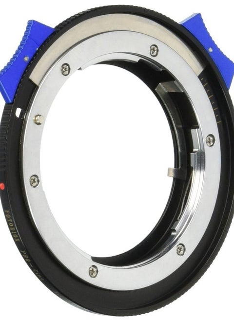 Pro Lens Mount Adapter - Nikon Nikkor F Mount G-Type D/SLR Lens to Canon EOS (EF, EF-S) Mount SLR Camera Body with Built-In Aperture Control Dial Black