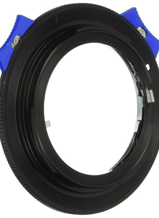 Pro Lens Mount Adapter - Nikon Nikkor F Mount G-Type D/SLR Lens to Canon EOS (EF, EF-S) Mount SLR Camera Body with Built-In Aperture Control Dial Black