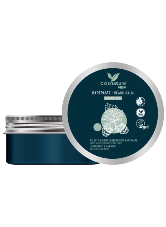 cosnature Beard Balm | Natural Vegan Beard Balm for Hydration, Shine & Light Hold  – Made in Germany - Image 1