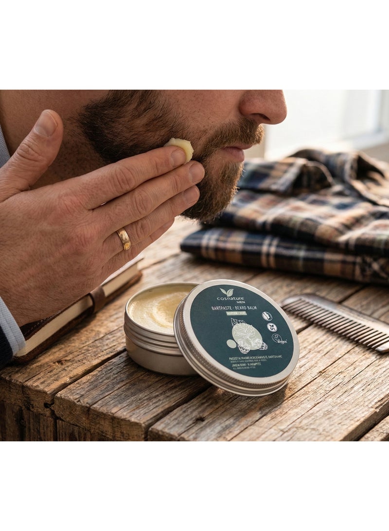 cosnature Beard Balm | Natural Vegan Beard Balm for Hydration, Shine & Light Hold  – Made in Germany - Image 3