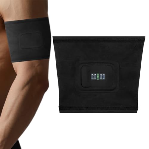 CERCGVEL Arm Sleeve Accessory Compatible with Whoop 5.0 ONE/Peak/MG Life and Whoop 4.0 Fitness Life Tracker, Health and Fitness Wearable Heart Rate Monitor Accessories (Black, Standard Size) - Image 1
