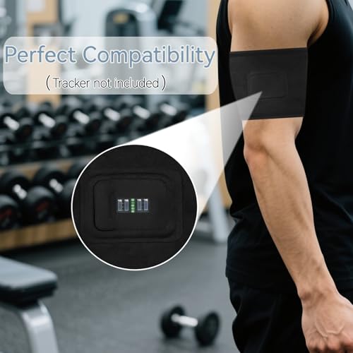 CERCGVEL Arm Sleeve Accessory Compatible with Whoop 5.0 ONE/Peak/MG Life and Whoop 4.0 Fitness Life Tracker, Health and Fitness Wearable Heart Rate Monitor Accessories (Black, Standard Size) - Image 2