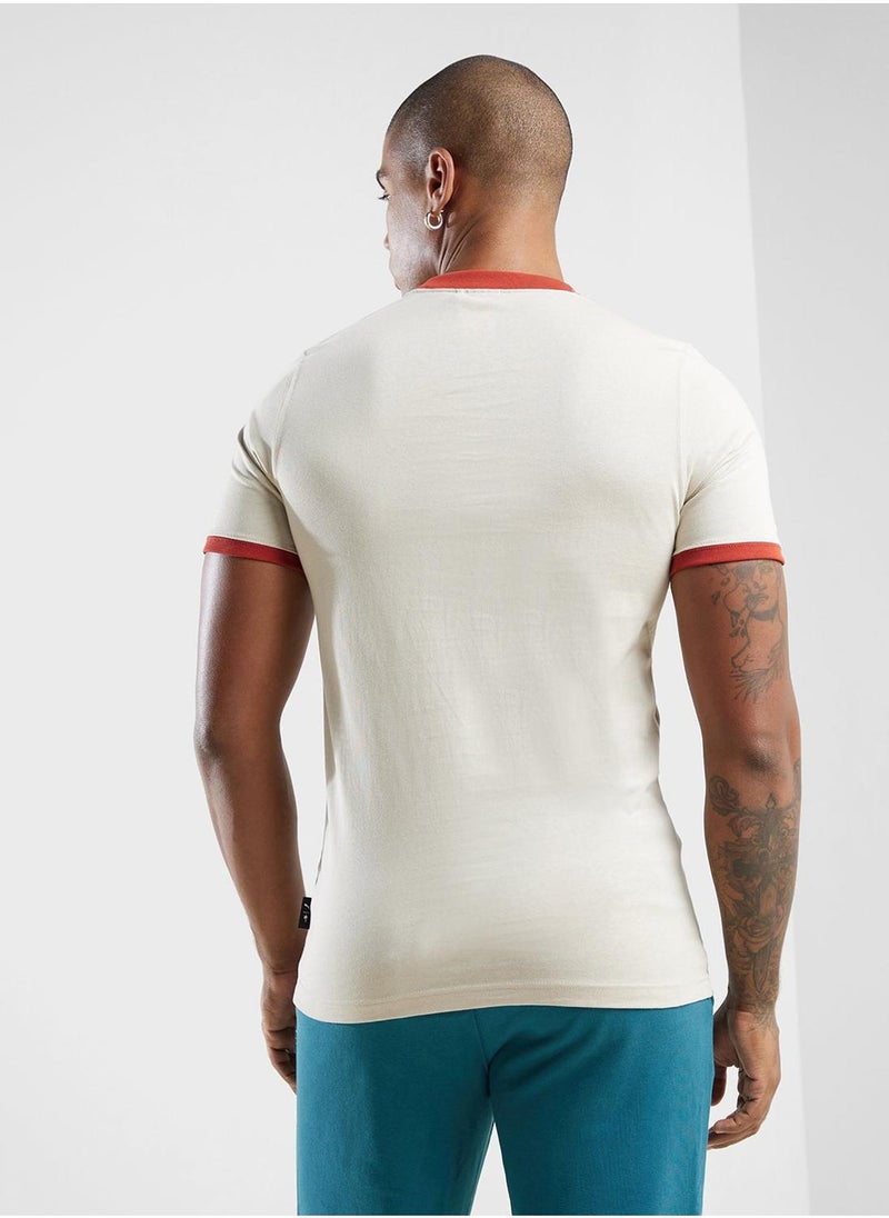 PUMA Palm Tree Ringer T-Shirt - Image 2