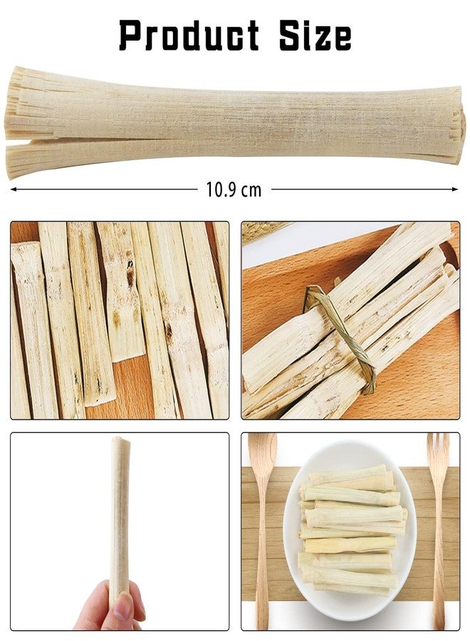 WYOMER 2lb Natural Sweet Bamboo Chew Toys for Pets - Molar Chew Sticks & Treats for Animals - Image 3
