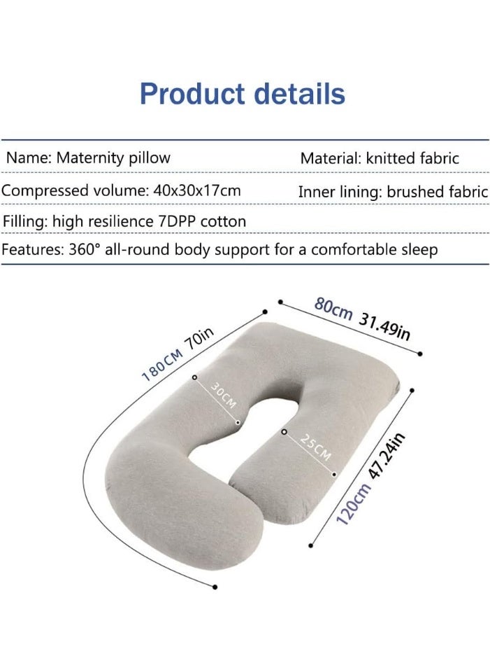 إنفي فو وسائد الجسد وسادة الحمل رمادي - Image 5
