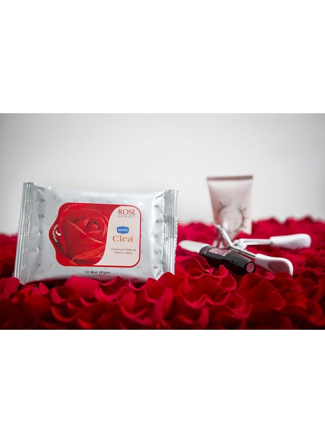 GINNI مناديل مبللة كلين لتنظيف وإزالة المكياج - مناديل مبللة للوجه مرطبة برائحة الورد (90 مناديل)  - Image 5