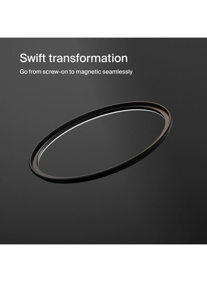 Urth 82mm Magnetic Lens Filter Adapter Ring - Screw-in Adapter Ring for Converting Camera Lens to Magnetic Filter System - Image 2