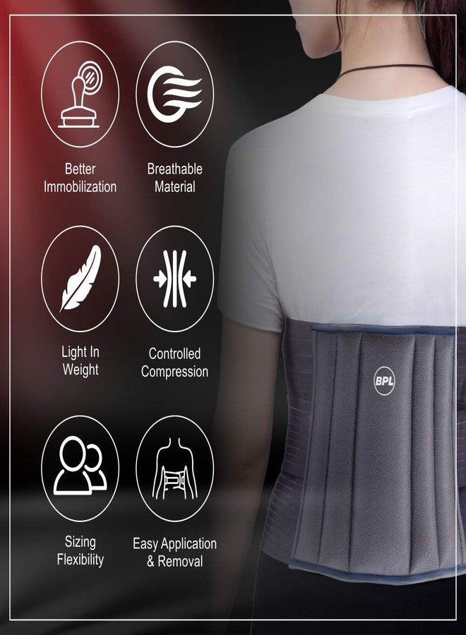 BPL Medical Technologies Bpl Orthocare Lumbar Support-S (Gray) - Image 4