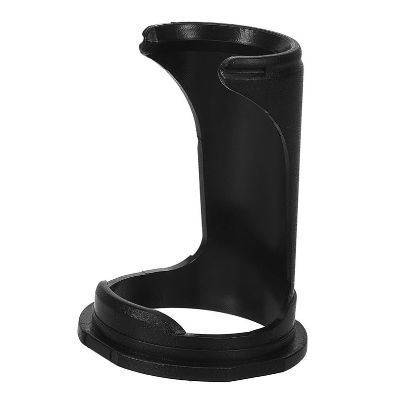Sturdy Black Plastic Razor Stand With Stable Base For Men Shaving Brush And Razor Holder Organizer - Image 2