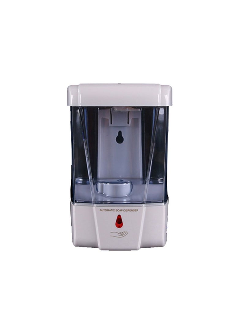 DANUBE HOME Milano Wall-Mounted Liquid Soap Dispenser – Modern Refillable Soap Pump for Bathroom & Kitchen | Durable ABS Material, Sleek Design, Easy Use & Hygienic Solution White  - Image 2