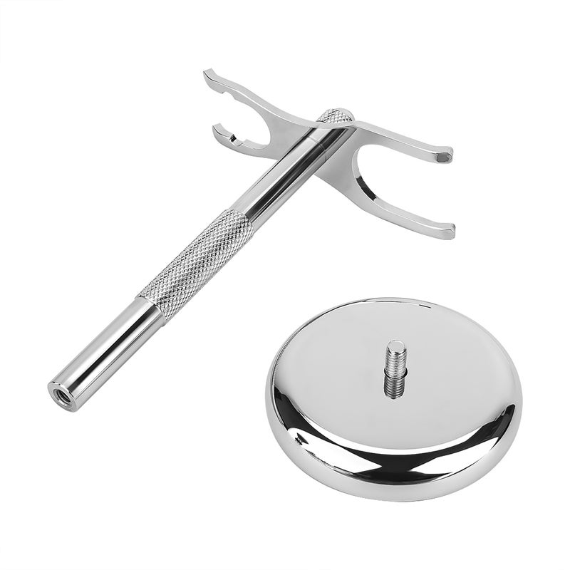 Stainless Steel Razor and Brush Holder Stand - Image 2