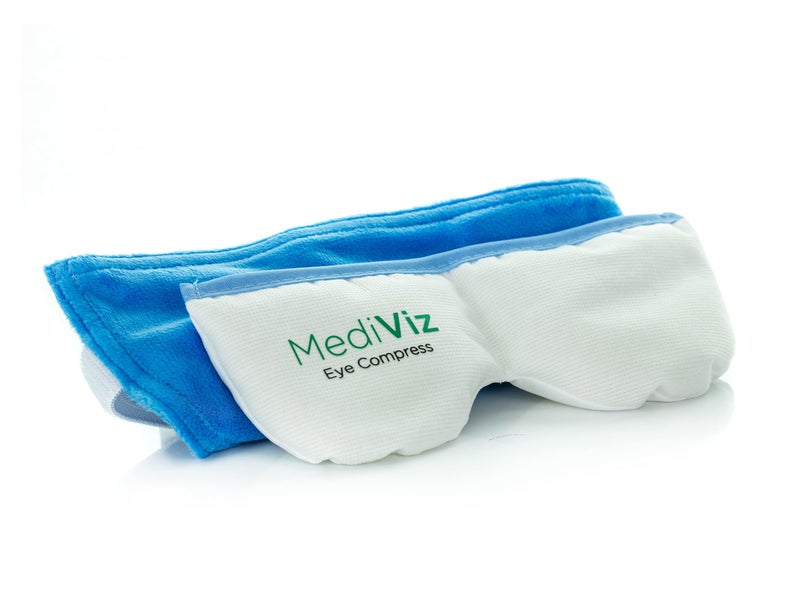 mediviz Warm Compress Eye Mask - Moist Heat Compress for Irritated Eyes and Eyelid Lumps and Bumps - Image 1