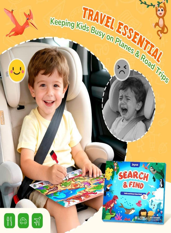 JoyCat Search and Find Activity Books, Animal Preschool Learning Activities for Toddlers & Kids, Travel Toys for Road Trip Car and Airplane, Busy Toy, Educational Game Gifts for Boys Girls Ages 3-5 - Image 3