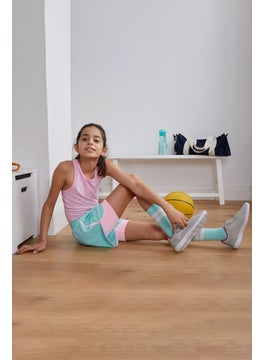 Tchibo Kids Girl Pull,On Running Short, Turquoise  - Image 1