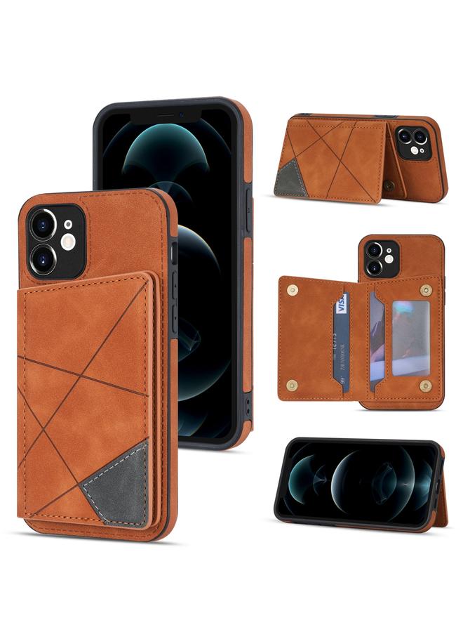 The Bros حافظة هاتف لجهاز آيفون 12 مع حامل بطاقة - Image 1