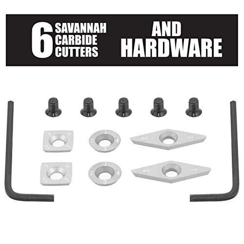 Savannah 3PC Carbide Mini Turning Tool Set With Foam Lined Case Perfect For Turning Pens Pencils Tops Goblets Acorns Bottle Stoppers or any Small to Mid-Size Turning Project, Lathe Tools Mini (3pc) - Image 5
