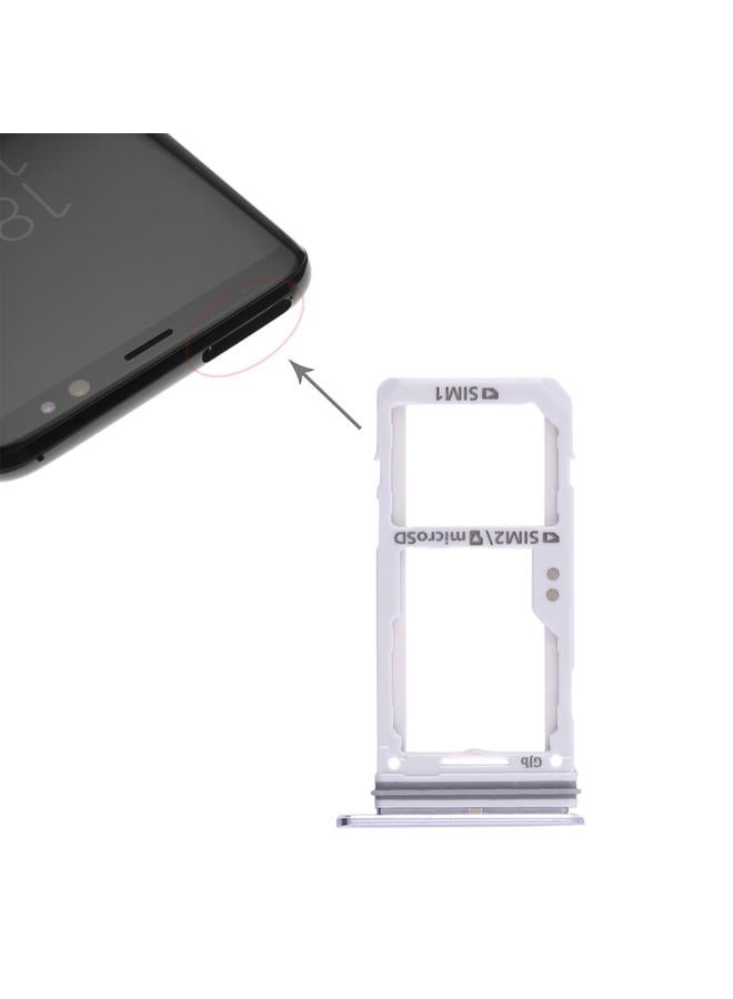 erorex For Galaxy S8 / S8+ 2 SIM Card Tray / Micro SD Card Tray (Grey) - Image 1