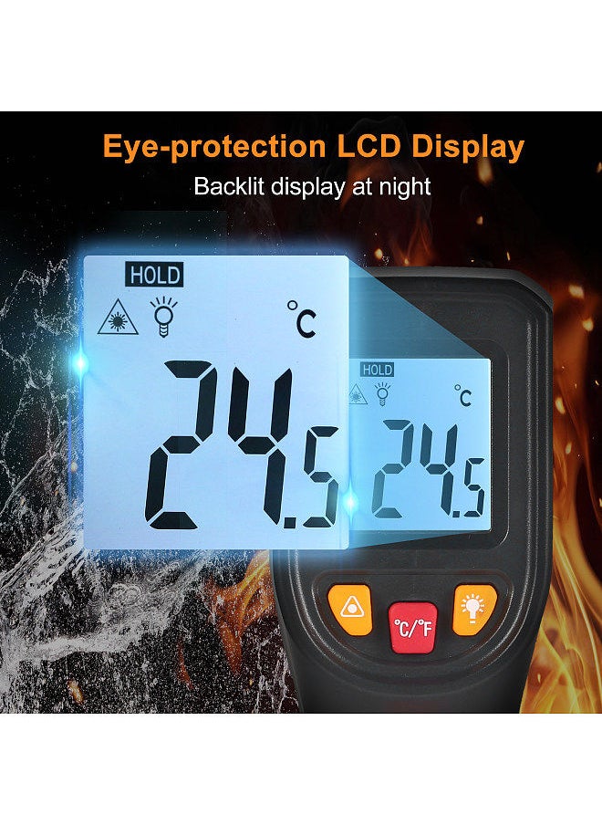 Infrared Thermometer Non-Contact Digital Temperature Gun -50°C~400°C (-58°F~752°F) IR Thermometer
