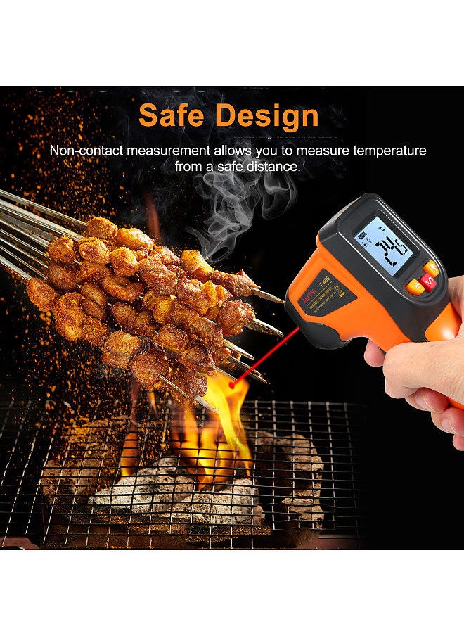 Infrared Thermometer Non-Contact Digital Temperature Gun -50°C~400°C (-58°F~752°F) IR Thermometer
