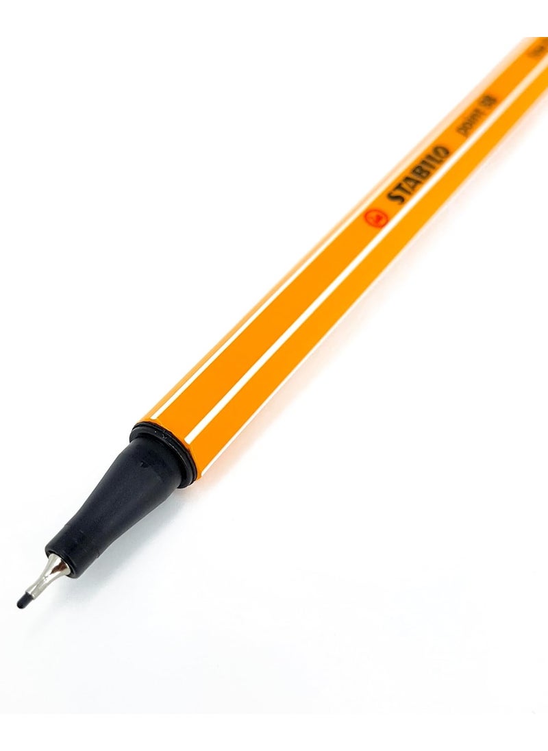 STABILO STABILO Point 88 Fineliners  Assorted Set of 3 Colours  Monochrome Tones  - Image 3