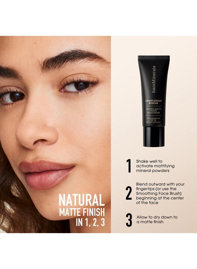 bareMinerals Complexion Rescue Natural Matte Tinted Moisturizer for Face with SPF 30, Mattifying Tinted Mineral Sunscreen, Oil Control, Vegan - Image 4