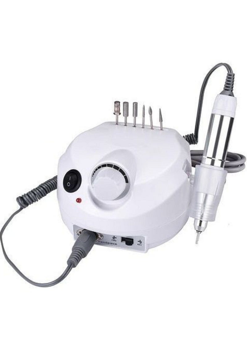 Generic Electric Nail Polish Removing Tools Drill Machine Nail-Art Equipment White  - Image 1