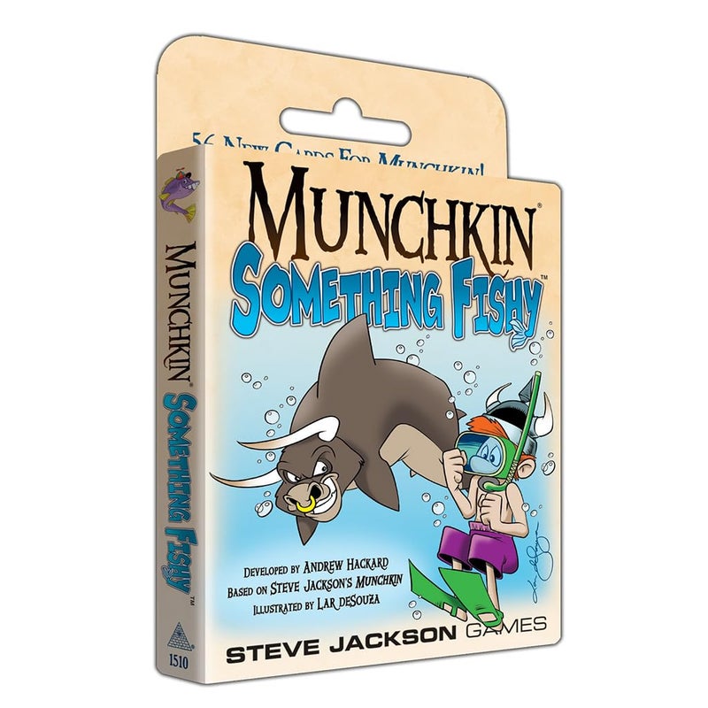 STEVE JACKSON GAMES Munchkin Something Fishy Card Game Expansion 56 Cards Adult Kids Family Game Fantasy Adventure Roleplaying Game Ages 10 36 Players Avg Play Time 120 Min Steve Jackson Games - Image 3