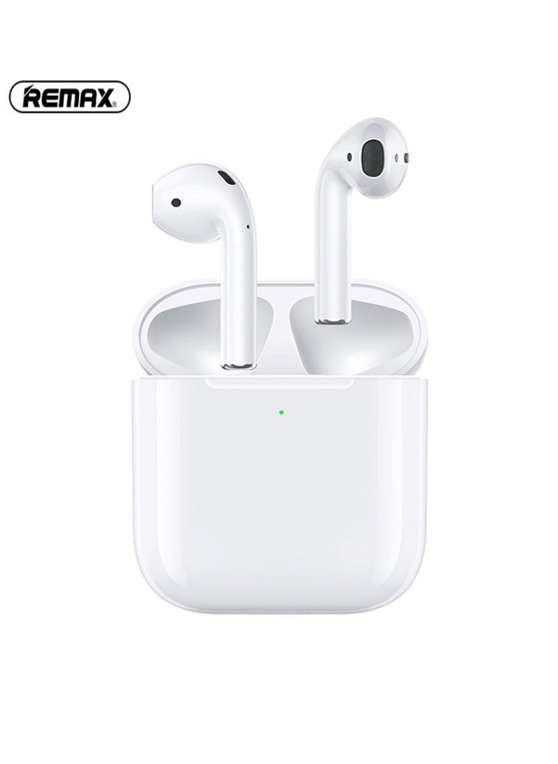 REMAX - PD-BT250 True Wireless Bluetooth Headphone Earphone for Music & Call, Earbuds Noise Cancellation, Calling/music 4 hours, Standby 40 hours, Standard Version, White - Image 1