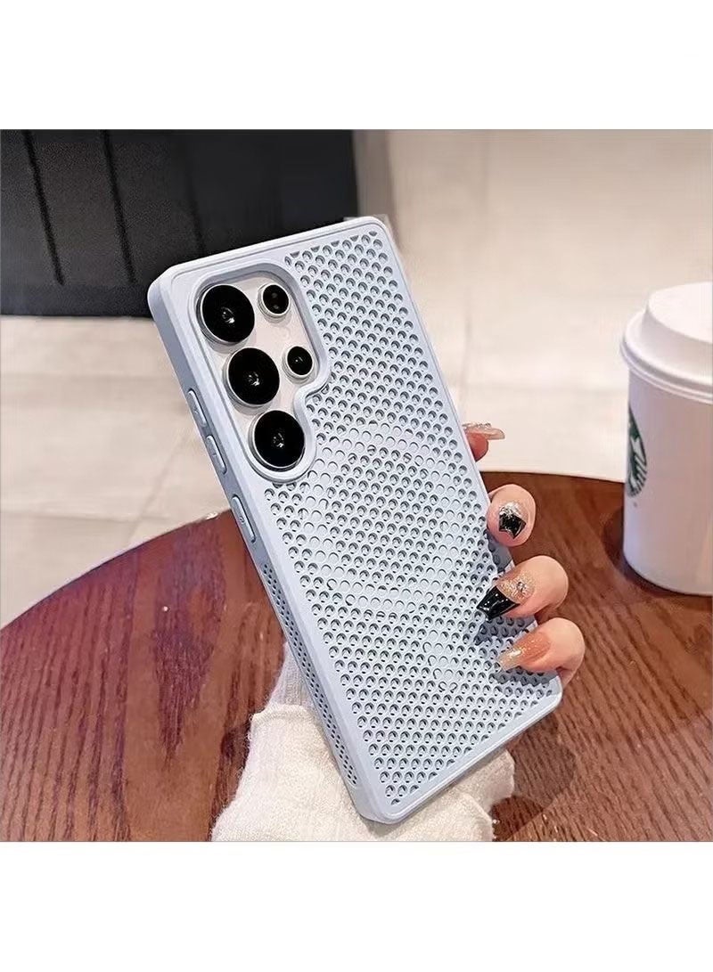 جراب مغناطيسي لهاتف سامسونج S25 ألترا مع حامل عدسة، مقاوم للصدمات، مزود بخاصية التبريد المغناطيسي، مقاوم للتآكل، مقاوم للسقوط، مقاوم لبصمات الأصابع، متوافق مع تصميم خلية النحل، ملمس ناعم، تصميم مانع للانزلاق، مناسب لهاتف S25 ألترا، تثبيت مغناطيسي، حماية للعدسة، دعم للتبريد، وملمس مانع للانزلاق. - Image 2