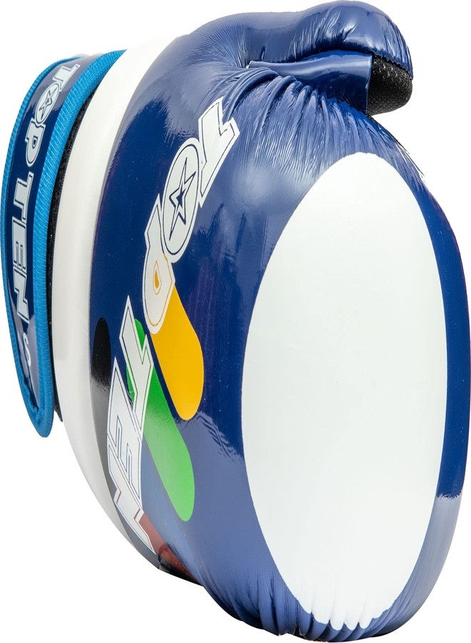 Top Ten Glossy Block ITF Pointfighter Gloves Blue - Image 2
