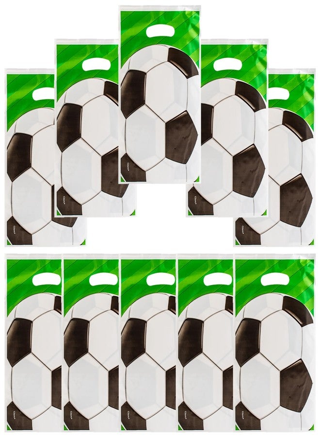 HEPAPATE 40Pcs Soccer Treat Candy Bags,Soccer Goodie Bag,Soccer Party Favors Bags Soccer Theme Gift Bag for Birthday Decorations,Soccer Themed Party Supplies - Image 1