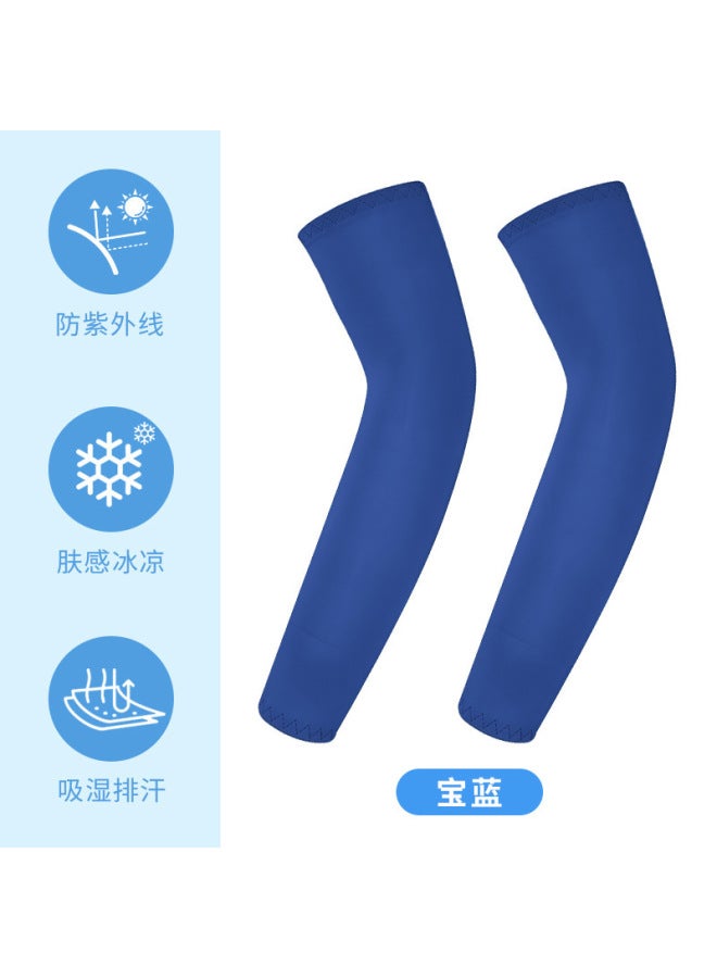 Sun Protection Ice Sleeves Customizable With Your Design Children's Sun Protection Arm Sleeves Oem Available Outdoor Running Sports Ice Silk Arm Sleeves