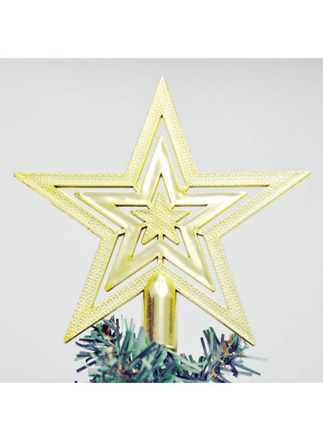 NIBEMINENT Decorative Tree Topper Glitter Star Ornament 20cm - Image 4