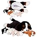 PixieCrush Dog Stuffed Animals Bernese Mommy with 4 Puppies in Her Tummy Huggable and Fluffy Dog Plushies for Imaginative Play Plush Toys Suitable for Kids 3 Years Old and Above 5 x 10 x 8 - Image 3
