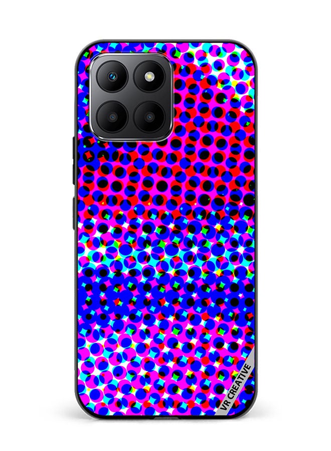 VR CREATIVE Protective Case Cover For Honor 70 Lite Fun Beautiful Retro Pop Art Design Multicolour - Image 1