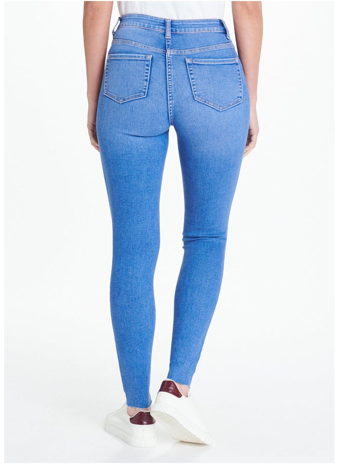 Matalan April Bright Blue Super Skinny Jeans  - Image 1