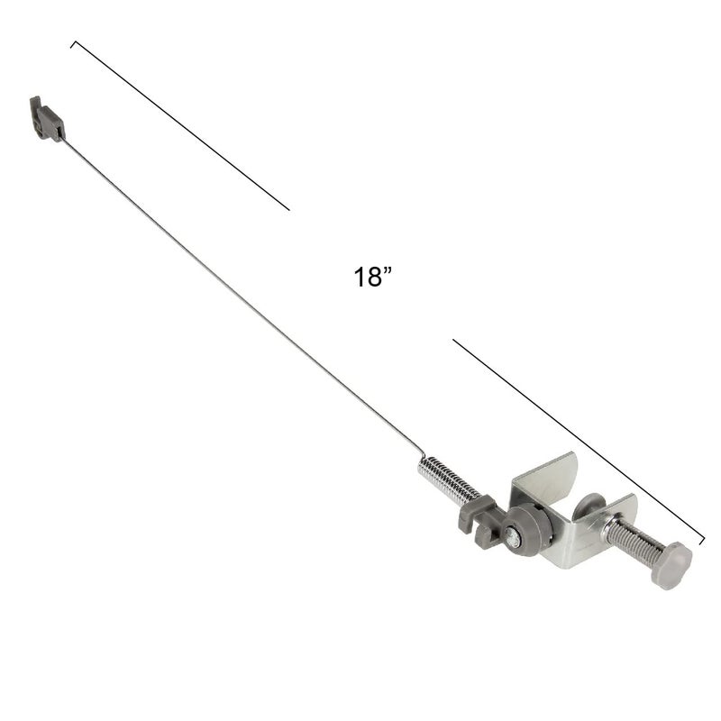 Household Essentials Flexible Iron Cord Minder, 18" High, Silver - Image 4