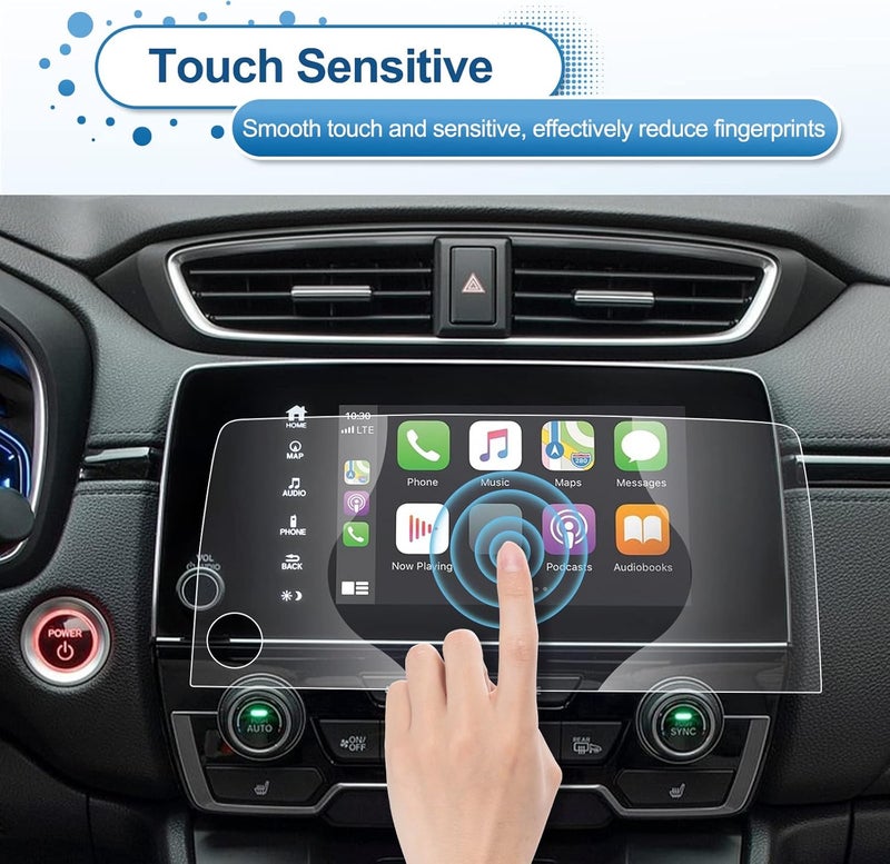 Coleya Tempered Glass Screen Protector for Honda CR-V 7-Inch Touch Screen (2018-2022) - Image 5