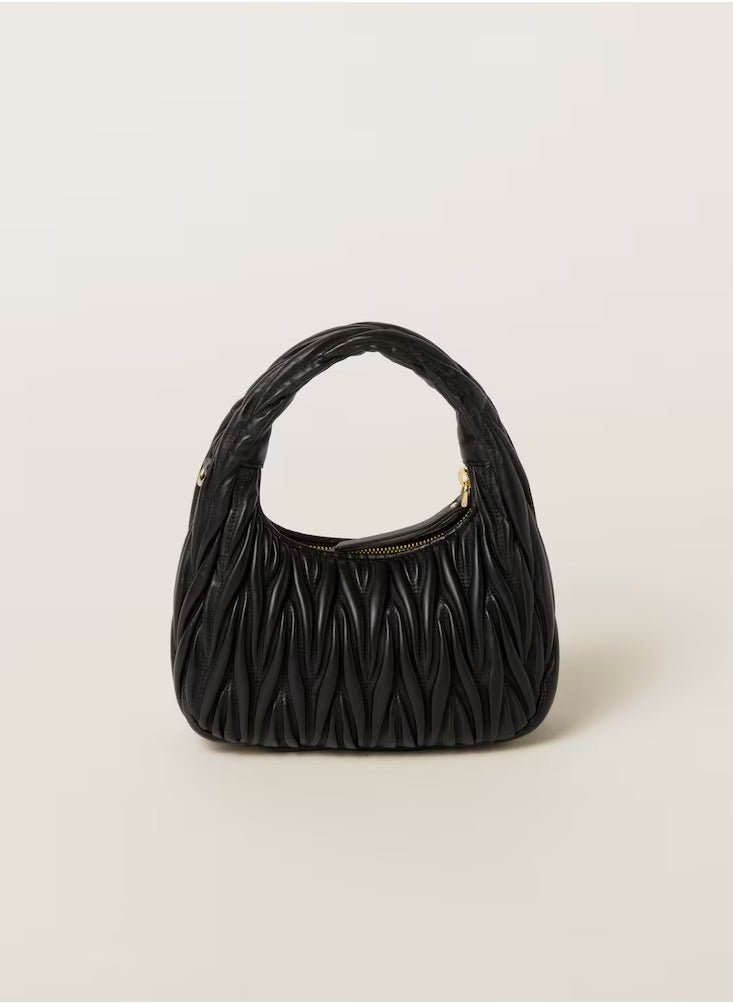 Miu Miu MIU MIU Wander quilted nappa leather hobo Crossbody Shoulder Bag  - Image 3