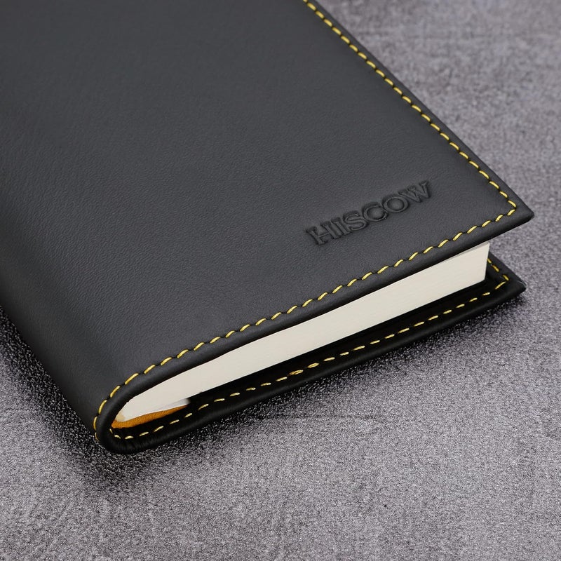 HISCOW Minimalist Checkbook Cover - Full Grain Leather - Image 5