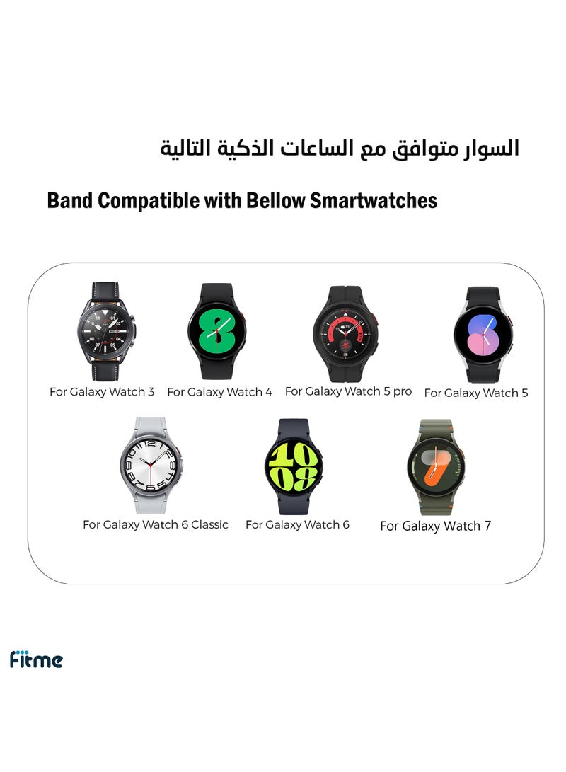 FITME Classic Silicone Band For Galaxy Watch 3 / Watch 4 / Watch 5 / Watch 6 / Watch 7 - Image 4