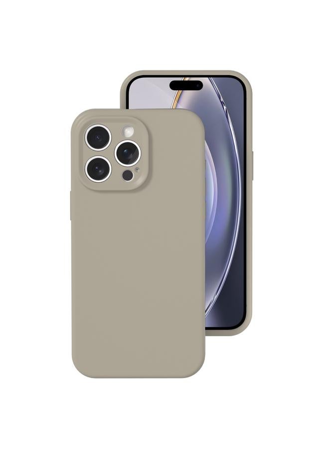 S-TOP Case For iPhone 16 Pro Precise Hole Liquid Silicone Jelly Color Full Coverage Phone Case - Image 1