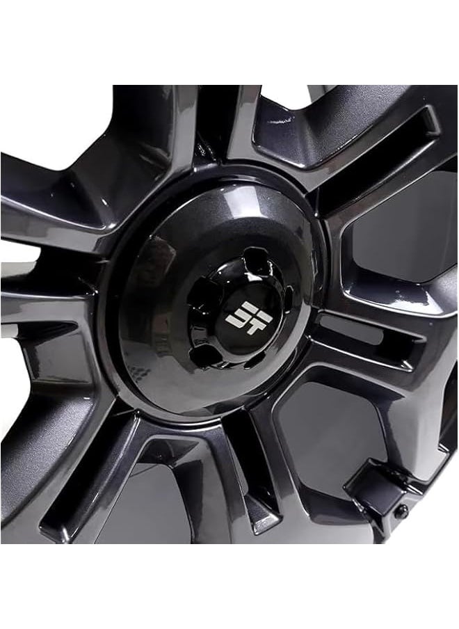 Starwell Black Hub Caps + Lug Nut Covers Kit (26+4pcs) for Jetour Traveller/Shanhai T2 - ABS Material, Scratch-Resistant, Durable, All-in-One Design  - Image 5