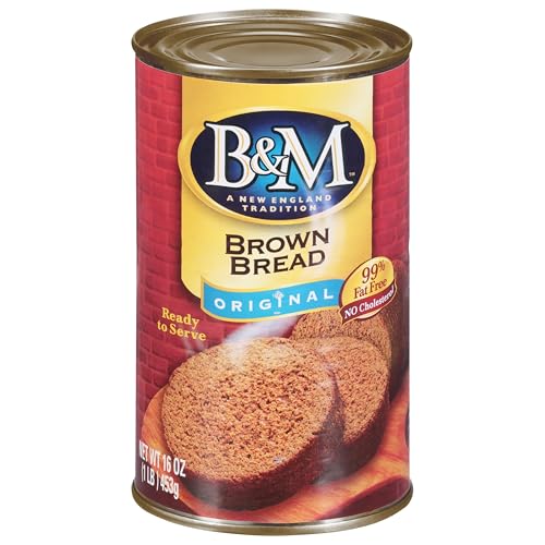 B&M BM Brown Bread Original Flavor 16 Ounce Pack of 12 - Image 1