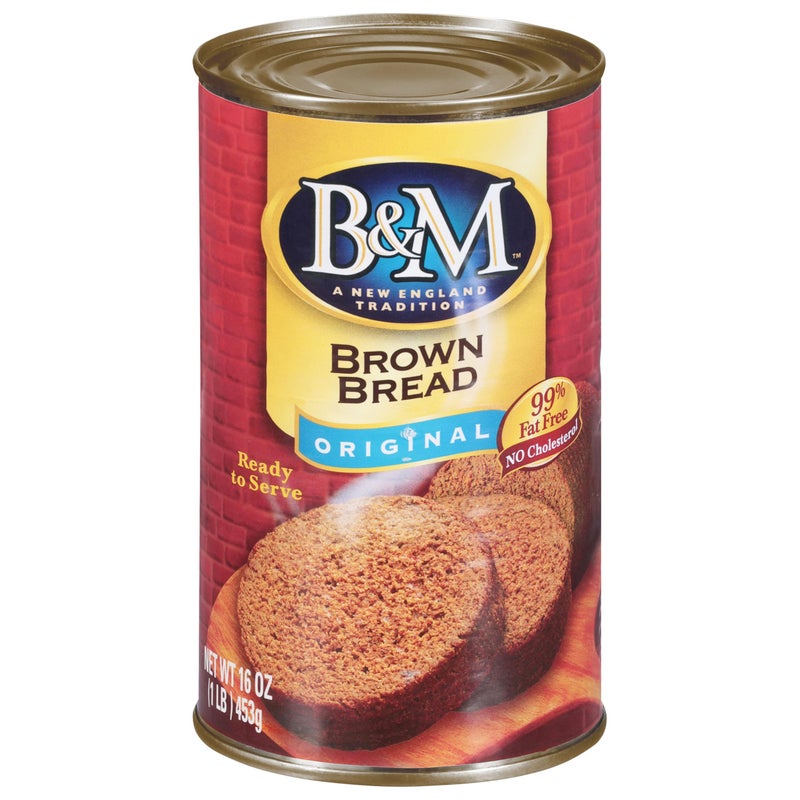B&M BM Brown Bread Original Flavor 16 Ounce Pack of 12 - Image 3