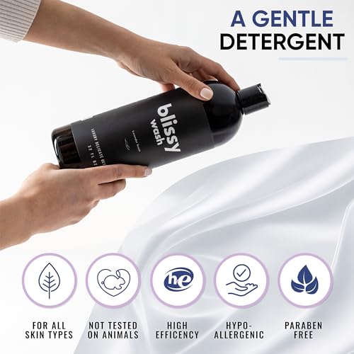 BLISSY Plant Based Natural Laundry Detergent - Wool, Silk & Cashmere Detergent for Washing Machine - Naturally Scented with Lavender Oil - Silk Detergent, Cashmere Wash, Wool Shampoo - Silk Laundry Detergent - Image 5