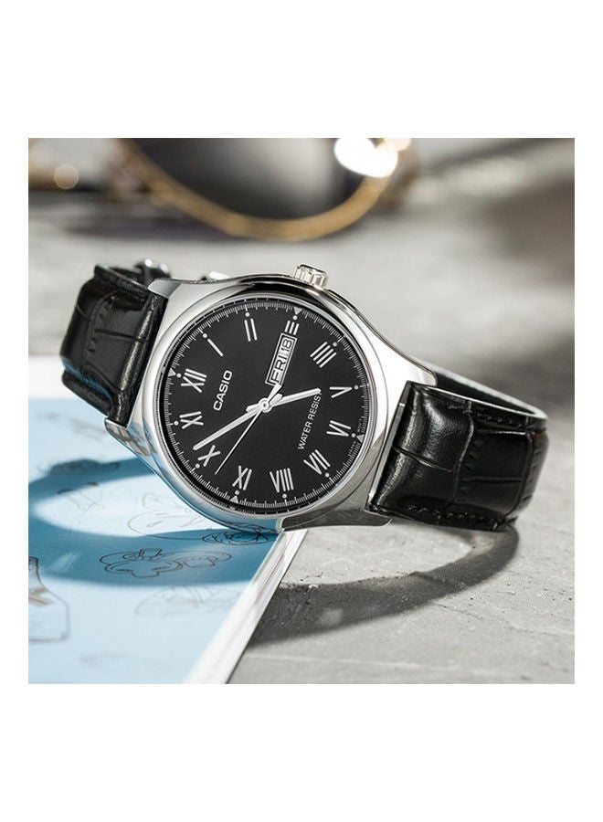 CASIO Leather Analog Watch MTP-V006L-1BUDF - Image 3
