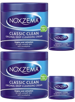 Noxzema Noxzema Classic Clean Original Deep Cleansing Cream 12 Ounce With Bonus 2 Ounce Pack of 2 
