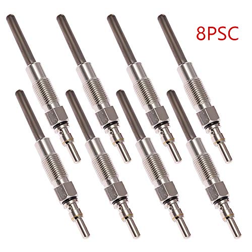 Anxingo شمعات تسخين ديزل بديلة لفورد 1988-1994 IDI (حقن غير مباشر) 7.3 7.3L F350 F250 E250 E350 (مجموعة من 8) F2TZ12A342A بديل لموتوركرافت ZD9 - Image 5