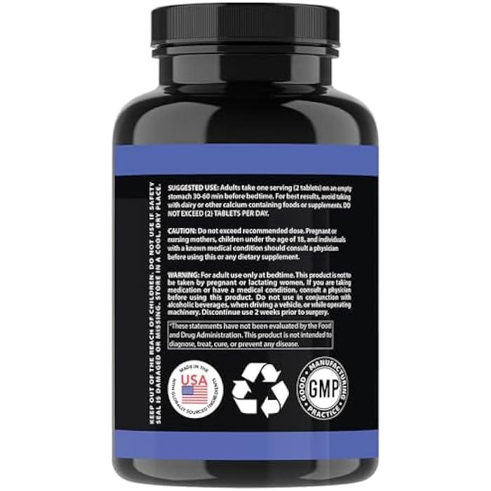 Angry Supplements Garcinia Cambogia PM Weight Loss Sleep, All Natural Supplement w/Valerian Root & Melatonin to Help Burn Fat Overnight, Night Time Appetite Suppressant, Vegetarian Formula (1-Bottle) - Image 2
